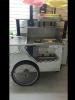 Mobile cartering hot dog push cart