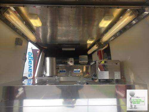 Catering Mobile Kitchen Hot Dog Burger Food Van Trailer LPG Hob Grill 20k miles, Free Rd Tax, Ready to Trade