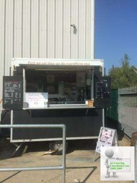 Burger van / catering trailer with pitch