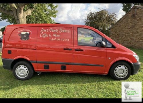 Mobile coffee van business