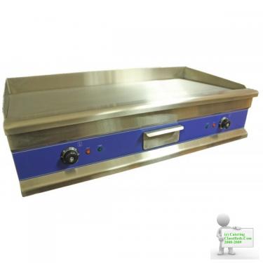 COMMERCIAL STAINLESS STEEL ELECTRIC GRIDDLE 100CM FLAT WITH NORMAL UK PLUG