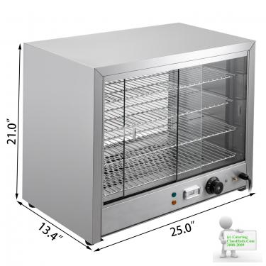 ELECTRIC COUNTER TOP HEATED DISPLAY CABINET/FOOD WARMER/ P/CHICKEN WARM