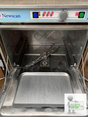 Lamber NS 500 commercial dishwasher with drain pump