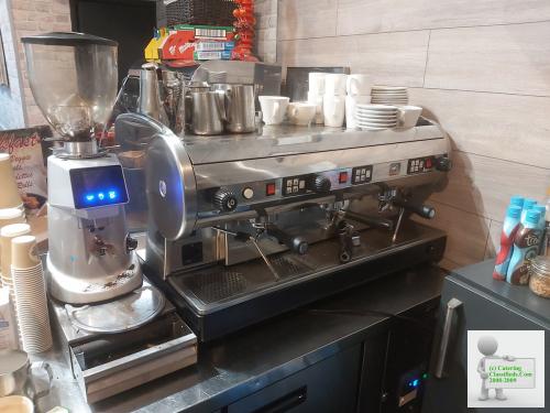 Astoria CMA Lisa 3 Group Espresso Coffee Machine And On Demand Grinder