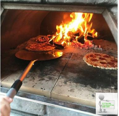 Wood fire pizza van catering unfinished project street food van