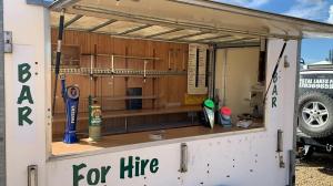 Mobile bar catering trailer