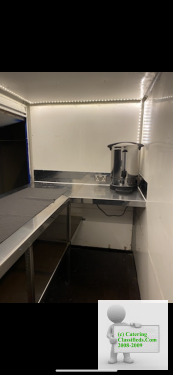Newly refurbished catering trailer