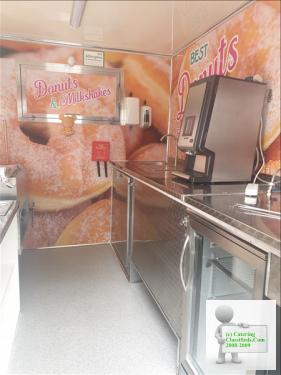 10 x 7 fully wrapped Donut Trailer