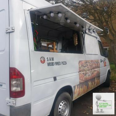 Mercedes Sprinter wood fire pizza van with gas and electricity fully installed