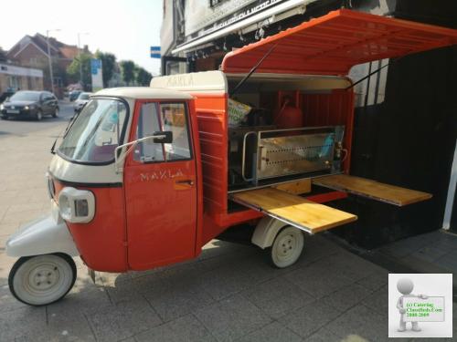 Tuk tuk street food truck catering unit