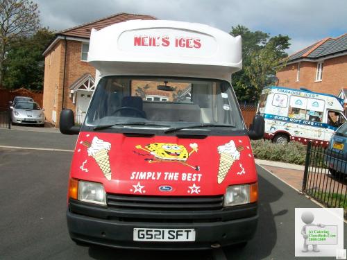 Morrison full cowl hard ice cream van
