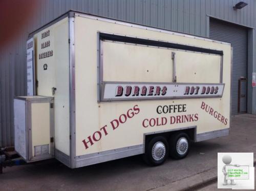 14' Twin axle Catering Trailer