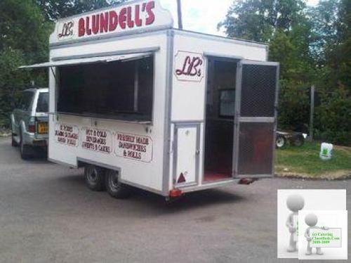 2007 12x7'7 catering trailer van Twin wheel fully kitted out