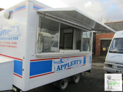 ice cream catering trailer