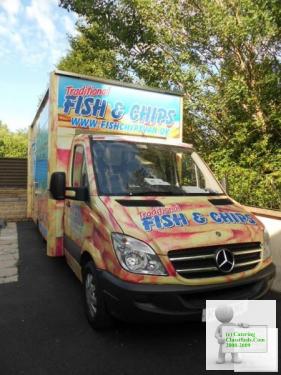 Motorised fish & chips van/unit & business