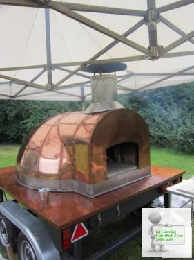 WOOD FIRED PIZZA OVEN FOR HIRE FOR YOUR EVENT AMAZING COPPER FRONT