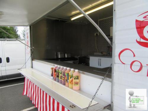 12 feet by 7 feet catering trailer for sale