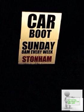 Stonham Barns car boot Stowmarket