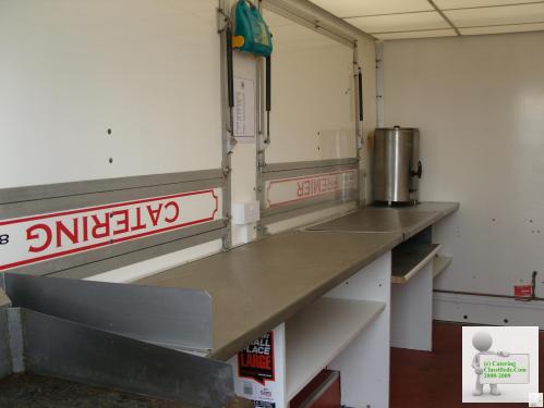 14 x 7 catering trailer, ready to work, new equipment fitted!