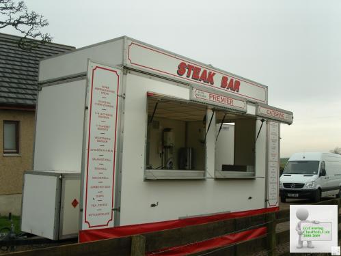 14 x 7 catering trailer, ready to work, new equipment fitted!