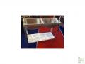 COMMERCIAL DOUBLE BOWL CATERING SINK