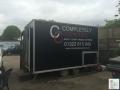 Catering business, trailer with busy pitch!